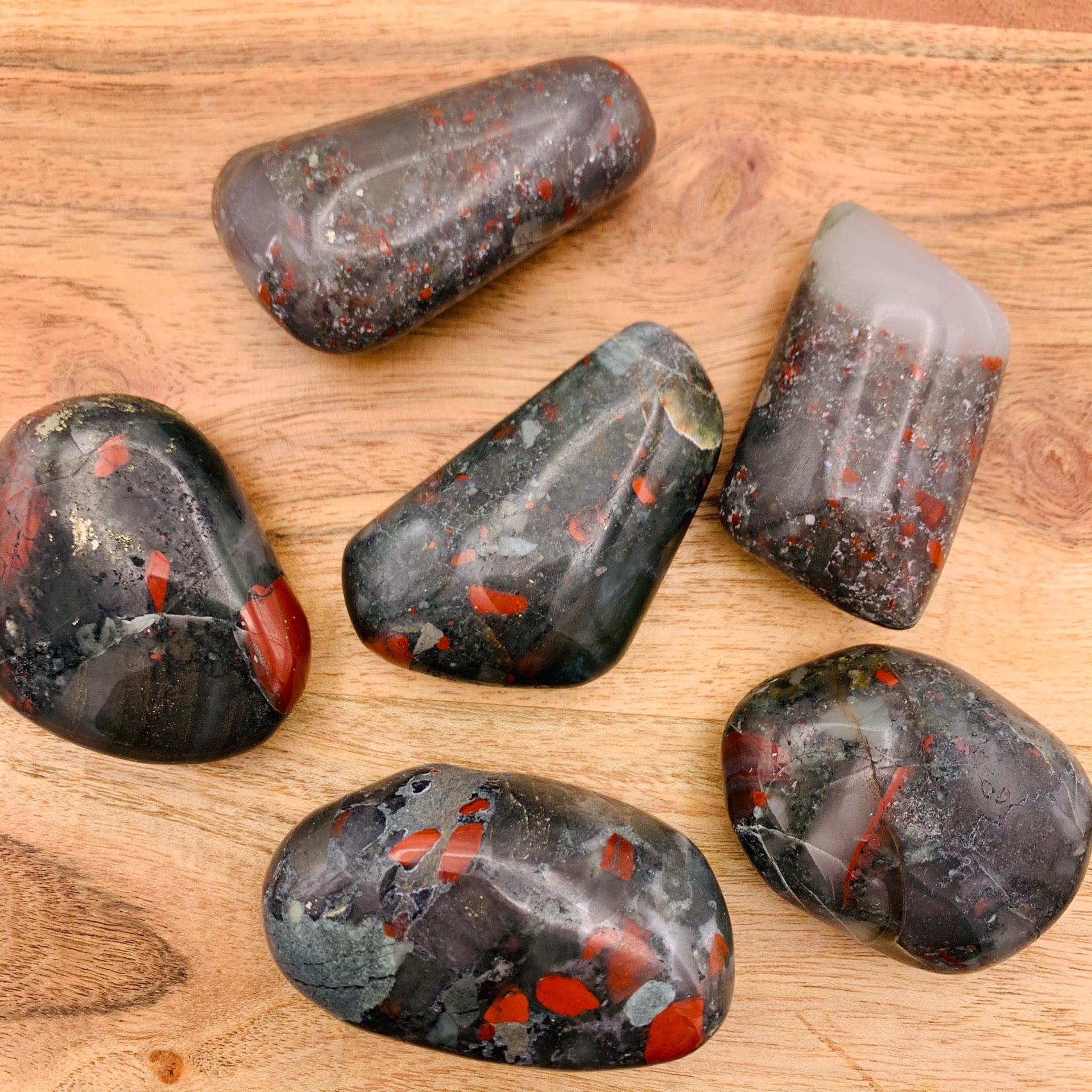 Bloodstone Palm Stone Alabaster Ash Spell Shop